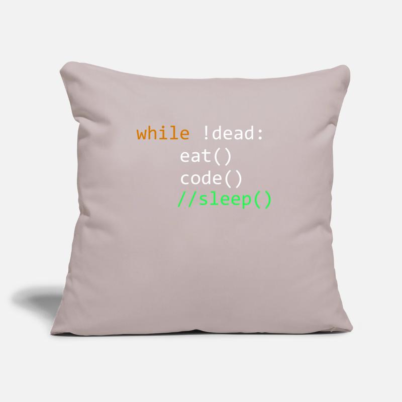 Programming Computer Science Developer Programmer Sofa pillowcase 17,3'' x 17,3'' (45 x 45 cm)