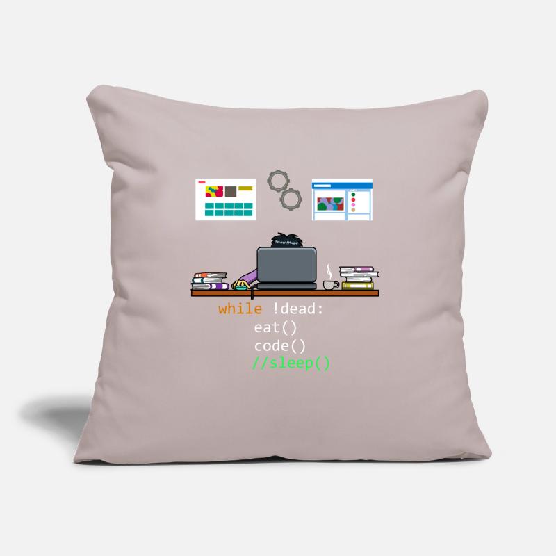 Programmierung Informatik Entwickler Programmierer Sofakissenbezug 45 x 45 cm