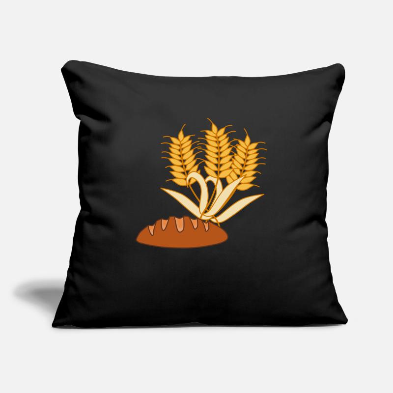 Brot Weizen Getreide Backen Bäcker Geschenk Sofakissenbezug 45 x 45 cm