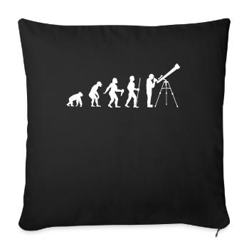 Astronomer astronomy space star science - Sofa pillowcase 17,3'' x 17,3'' (45 x 45 cm) - black - Front