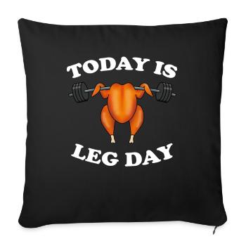Chicken chicken chicken poultry farmer gift - Sofa pillowcase 17,3'' x 17,3'' (45 x 45 cm) - black - Front