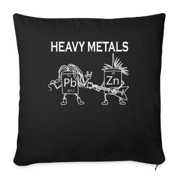 Chemistry Chemist Science Student Gift - Sofa pillowcase 17,3'' x 17,3'' (45 x 45 cm) - black - Front