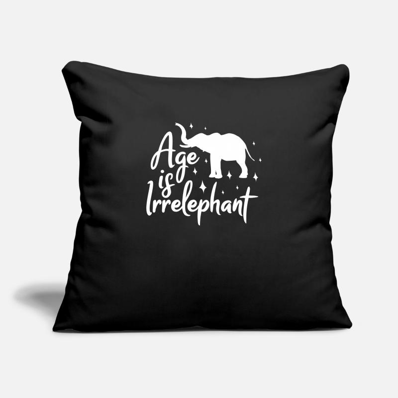 éléphant Housse de coussin décorative 45 x 45 cm