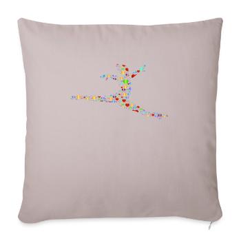 Gymnastics Hearts - Sofa pillowcase 17,3'' x 17,3'' (45 x 45 cm) - light taupe - Front