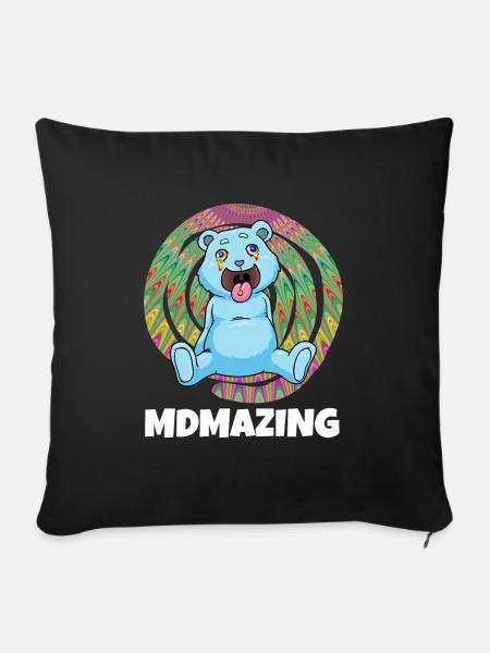 MDMA - Sofakissenbezug 45 x 45 cm - Schwarz