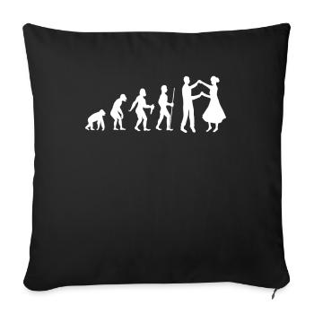 Dance dancing dancer ballet ballerina music - Sofa pillowcase 17,3'' x 17,3'' (45 x 45 cm) - black - Front