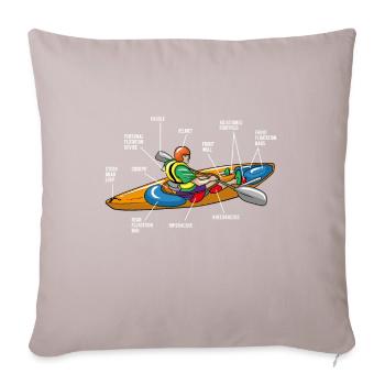 Kayak - Sofa pillowcase 17,3'' x 17,3'' (45 x 45 cm) - light taupe - Front