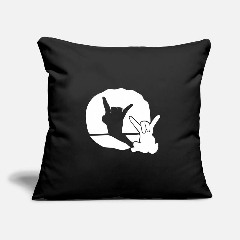 Rock bunny Easter bunny Easter Sofa pillowcase 17,3'' x 17,3'' (45 x 45 cm)