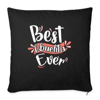 Beste Abuelita aller Zeiten - Sofakissenbezug 45 x 45 cm - Schwarz - Vorne