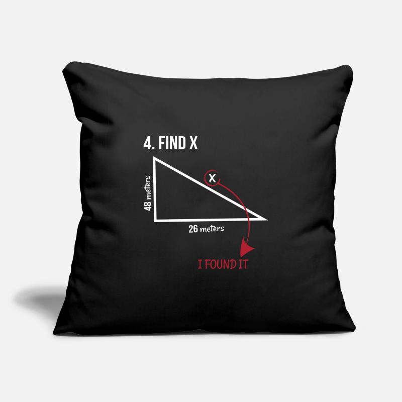 math, math, math teacher, sentence, triangle Sofa pillowcase 17,3'' x 17,3'' (45 x 45 cm)