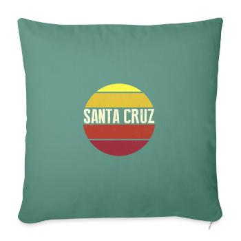 Santa Cruz - Housse de coussin décorative 45 x 45 cm - vert sapin - Devant
