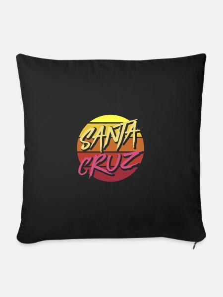 Santa Cruz - Sofakissenbezug 45 x 45 cm - Schwarz