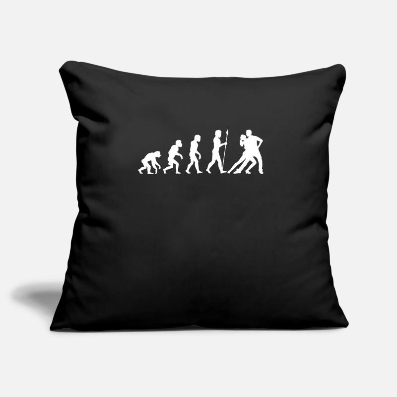 Professeur de danse Evolution Danse école de danse Danseur couple Housse de coussin décorative 45 x 45 cm