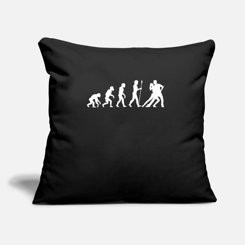 Professeur de danse Evolution Danse école de danse Danseur couple Housse de coussin décorative 45 x 45 cm