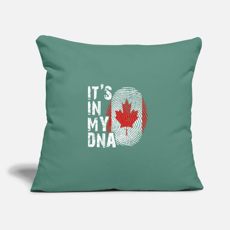 C’est dans mon ADN Canada Housse de coussin décorative 45 x 45 cm