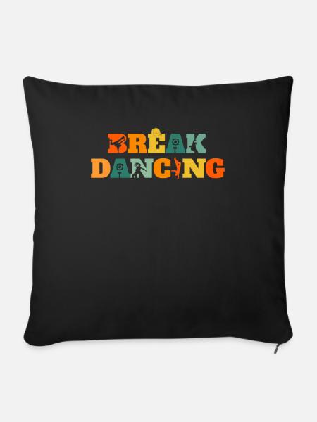 Breakdance Breakdancer Breakdancing - Sofakissenbezug 45 x 45 cm - Schwarz