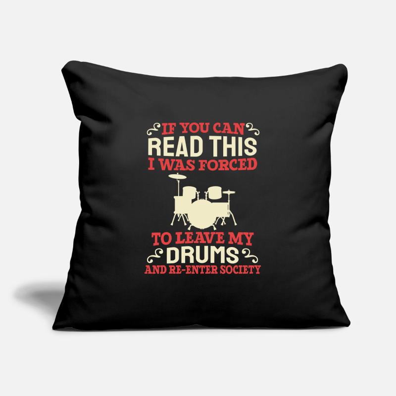 Drums Drummer Drummer Sofa pillowcase 17,3'' x 17,3'' (45 x 45 cm)