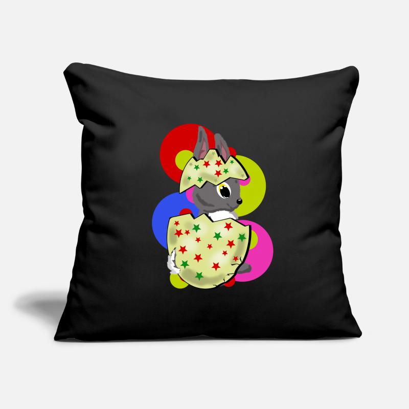 Sweet Easter Rabbit Happy Easter Decoration Sofa pillowcase 17,3'' x 17,3'' (45 x 45 cm)