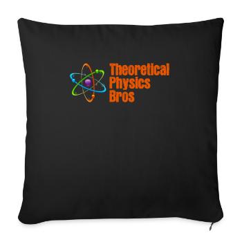 Physicien physicien - Housse de coussin décorative 45 x 45 cm - noir - Devant