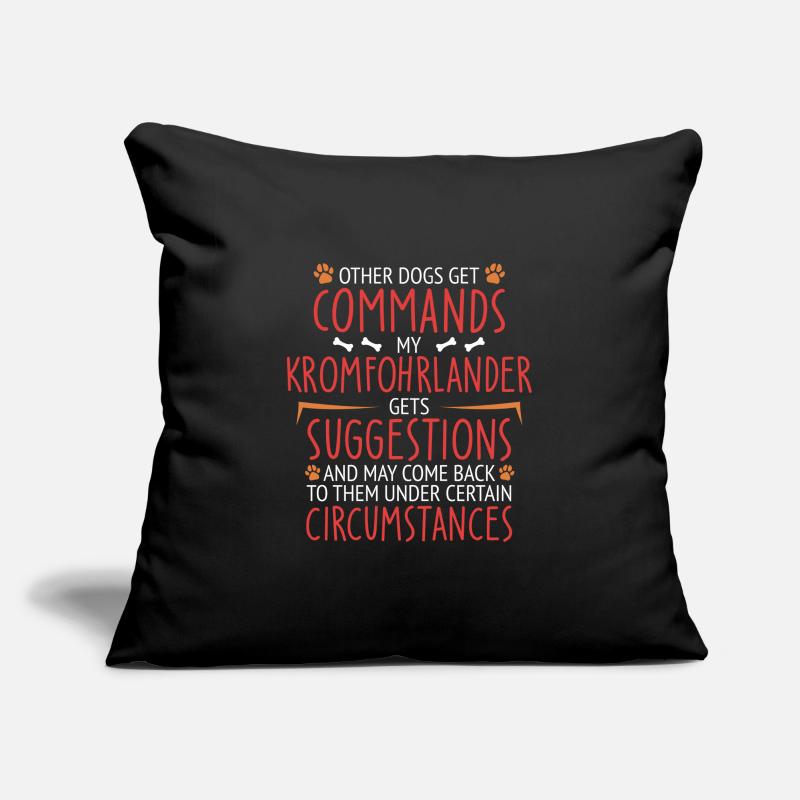kromfohrlander commande Croco Housse de coussin décorative 45 x 45 cm