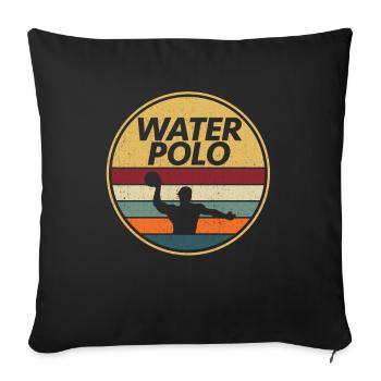 Waterpolo - Housse de coussin décorative 45 x 45 cm - noir - Devant