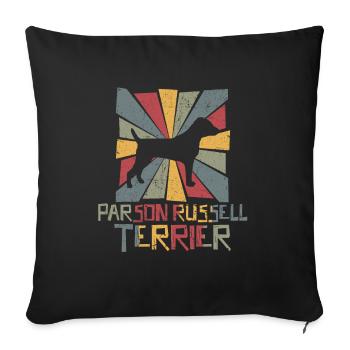 Parson Russell terrier - Sofakissenbezug 45 x 45 cm - Schwarz - Vorne