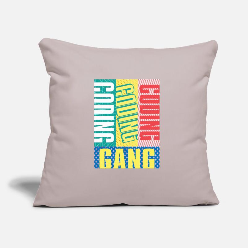 Programmeur Coder Développeur de logiciels Housse de coussin décorative 45 x 45 cm