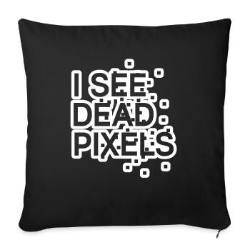 Programmeur Coder Développeur de logiciels - Housse de coussin décorative 45 x 45 cm - noir - Devant