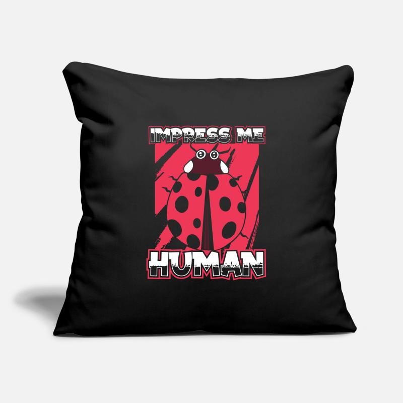 Ladybug Modschegiebchen Mariechenkäfer Housse de coussin décorative 45 x 45 cm