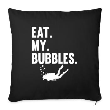 Scuba Diving Divers Diving - Sofa pillowcase 17,3'' x 17,3'' (45 x 45 cm) - black - Front