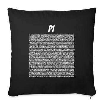 Math gift nerd teacher math teacher math - Sofa pillowcase 17,3'' x 17,3'' (45 x 45 cm) - black - Front