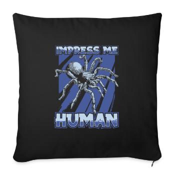 Spider Pet - Sofa pillowcase 17,3'' x 17,3'' (45 x 45 cm) - black - Front