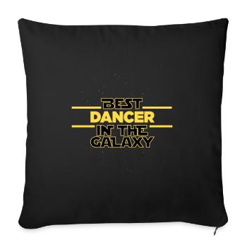 Meilleur danseur de la galaxie Dancing - Housse de coussin décorative 45 x 45 cm - noir - Devant