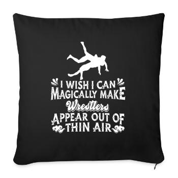 Wrestling Wrestler - Sofakissenbezug 45 x 45 cm - Schwarz - Vorne