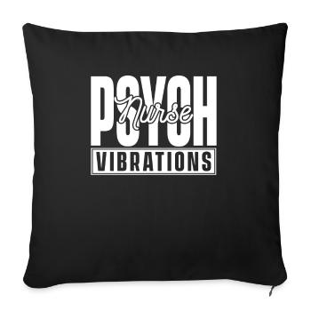 Infirmier - Housse de coussin décorative 45 x 45 cm - noir - Devant