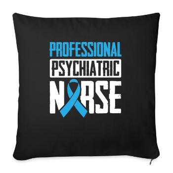 Infirmier - Housse de coussin décorative 45 x 45 cm - noir - Devant