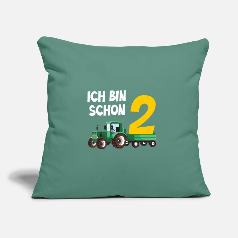 Ich bin schon 2 Sofakissenbezug 45 x 45 cm