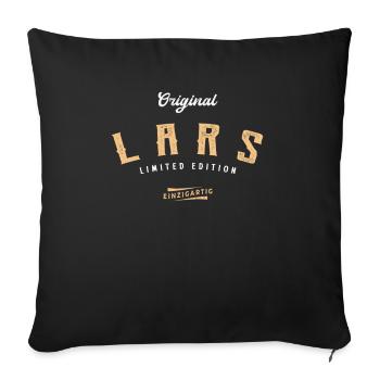 Lars Limited Edition - Sofakissenbezug 45 x 45 cm - Schwarz - Vorne