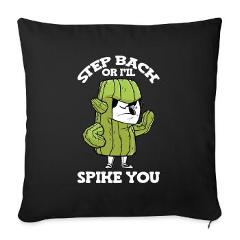 Cactus Garden Cactus - Sofa pillowcase 17,3'' x 17,3'' (45 x 45 cm) - black - Front