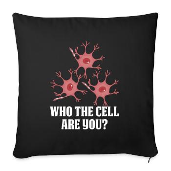 Biology Biologist Cell Molecular Biologist - Sofa pillowcase 17,3'' x 17,3'' (45 x 45 cm) - black - Front