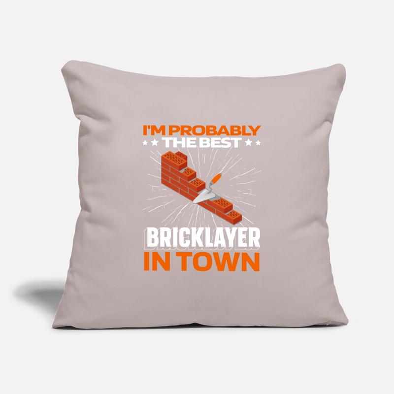 Masonry brick Sofa pillowcase 17,3'' x 17,3'' (45 x 45 cm)