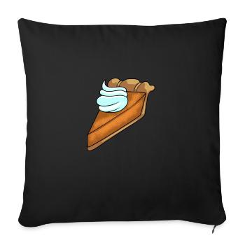 Thanksgiving Cake - Sofa pillowcase 17,3'' x 17,3'' (45 x 45 cm) - black - Front