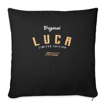 Luca Limited Edition - Sofakissenbezug 45 x 45 cm - Schwarz - Vorne