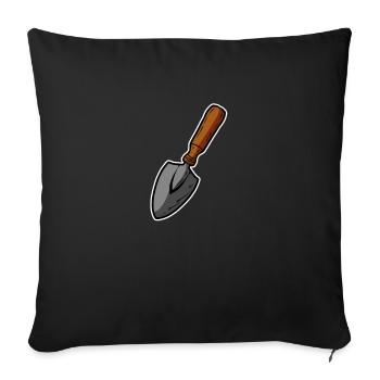 Hobby Gardener Garden - Sofa pillowcase 17,3'' x 17,3'' (45 x 45 cm) - black - Front