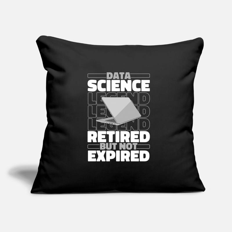 Data Science Data Analyst à la retraite Housse de coussin décorative 45 x 45 cm