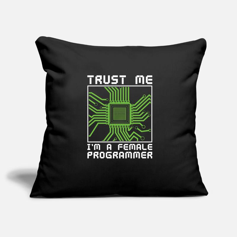 Developer Coder Programmer Microchip Sofa pillowcase 17,3'' x 17,3'' (45 x 45 cm)