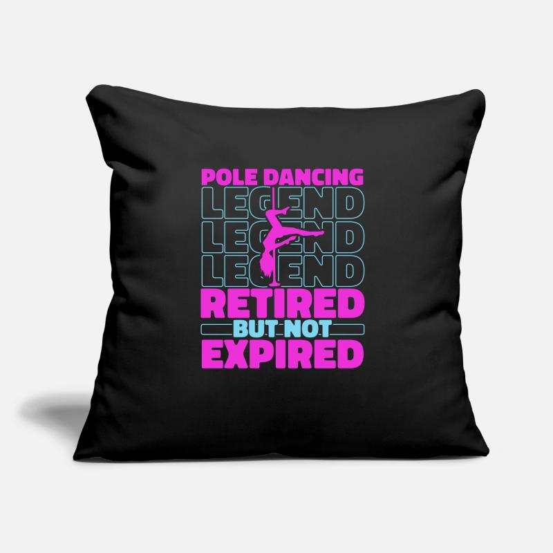 Retired Pole Dancing Sofa pillowcase 17,3'' x 17,3'' (45 x 45 cm)