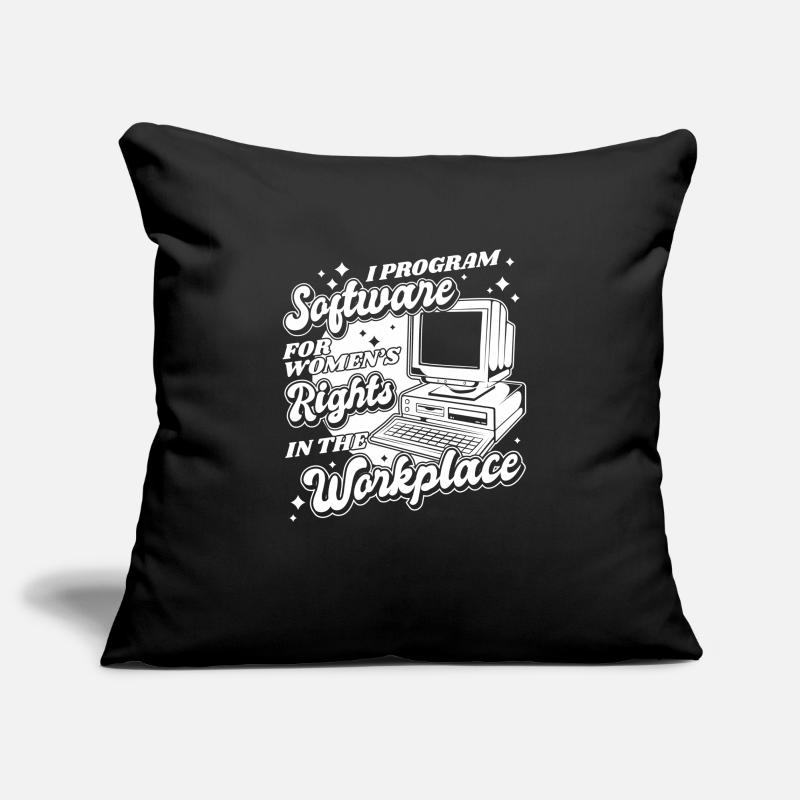Developer Coder Programmer Computer Housse de coussin décorative 45 x 45 cm