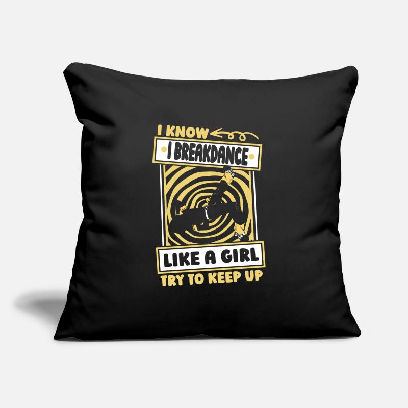 Breakdance Breakdancer Breakdance Drôle Housse de coussin décorative 45 x 45 cm