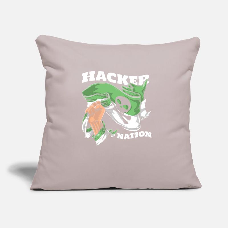 Développeur, Codeur, Programmeur, Hacker Housse de coussin décorative 45 x 45 cm